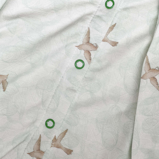 Tencel Baby Button Long Set Whispering Wings