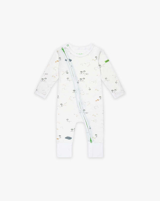 Tencel Baby Kids Zippa Suit Farmyard